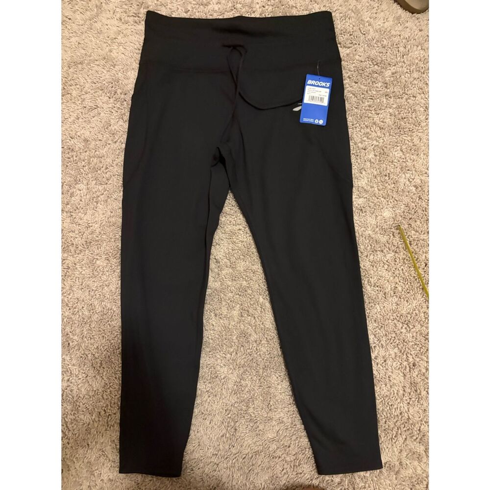 Brooks Black Luxe Tight High-Rise Leggings